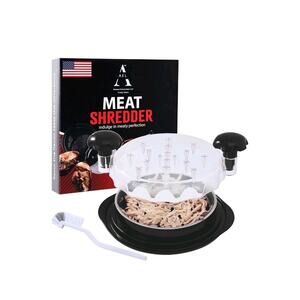Chicken Shredder Tool Twist Large Visible Meat Shredder Machine Black Clear